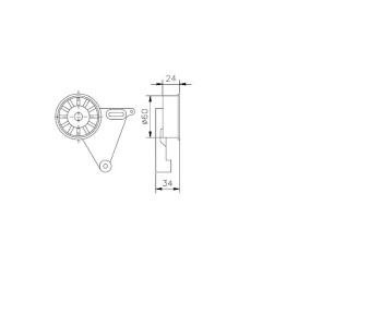 Паразитна ролка ангренажен ремък TIMKEN-KOYO за ALFA ROMEO 33 (907A) от 1990 до 1994