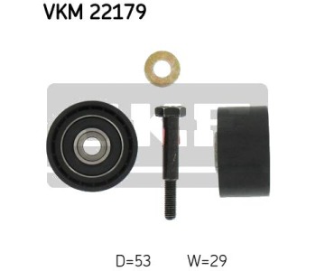 Паразитна/ водеща ролка, зъбен ремък SKF VKM 22179 за FIAT STILO (192) от 2001 до 2006