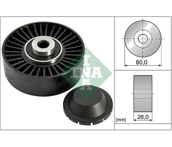 Паразитна/ водеща ролка, пистов ремък INA 532 0370 20 за ALFA ROMEO 145 (930) от 1994 до 1998