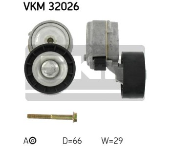 Обтящна ролка, пистов ремък SKF VKM 32026 за ALFA ROMEO SPIDER (916S_) от 1994 до 2005