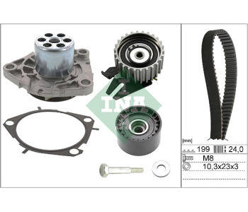 Водна помпа+ к-кт ангренажен ремък INA 530 0628 30 за ALFA ROMEO 147 (937) от 2000 до 2005