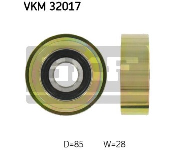 Паразитна/ водеща ролка, пистов ремък SKF VKM 32017 за ALFA ROMEO 155 (167) от 1992 до 1997