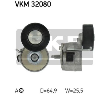 Обтящна ролка, пистов ремък SKF VKM 32080 за FIAT PUNTO (199) от 2012