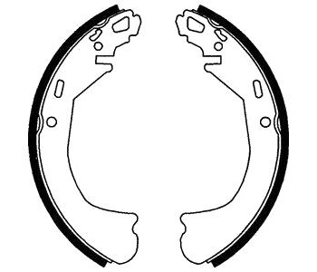 Комплект спирачни челюсти DELPHI за BUICK PARK AVENUE от 1990 до 1996