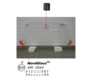 Челно стъкло NordGlass за CITROEN VISA кабриолет от 1983 до 1988