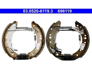 Комплект спирачни челюсти ATE за CITROEN C3 I (FC) от 2002 до 2009