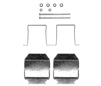 Комплект принадлежности дискови накладки DELPHI за CITROEN C5 I (DE) комби от 2001 до 2004