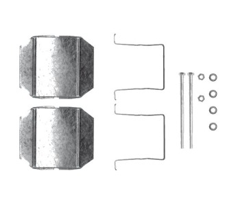 Комплект принадлежности дискови накладки BOSCH за CITROEN C5 I (DE) комби от 2001 до 2004