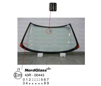 Челно стъкло NordGlass за CITROEN XM (Y4) от 1994 до 2000