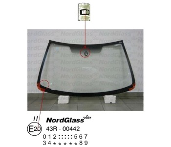 Челно стъкло NordGlass за CITROEN XSARA (N0) купе от 1998 до 2005