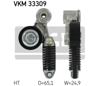 Обтящна ролка, пистов ремък SKF VKM 33309 за CITROEN C2 (JM) от 2003 до 2009