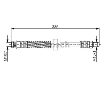 Спирачен маркуч BOSCH за CITROEN XANTIA (X1) от 1993 до 1998