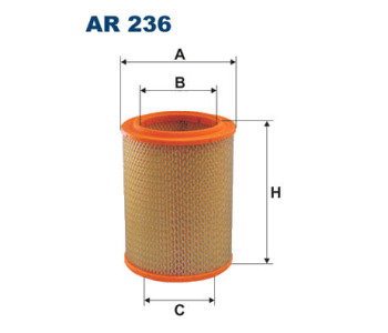 Въздушен филтър FILTRON AR 236 за RENAULT 5 SUPER (B/C40_) от 1984 до 1996