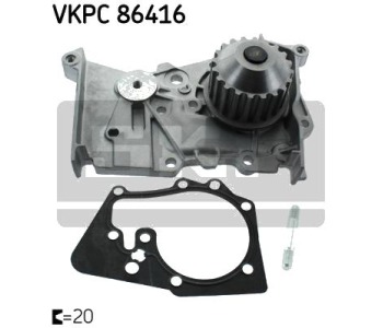 Водна помпа SKF VKPC 86416 за RENAULT CLIO III (BR0/1, CR0/1) от 2005 до 2012