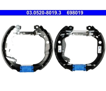 Комплект спирачни челюсти ATE за DACIA DUSTER (HS_) от 2010 до 2018