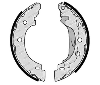 Комплект спирачни челюсти FERODO за DACIA LOGAN I (LS) седан от 2004 до 2012