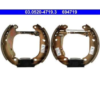 Комплект спирачни челюсти ATE за RENAULT THALIA/SYMBOL II (LU1/2_) от 2008 до 2013