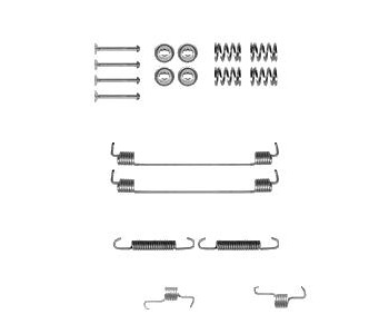 Комплект принадлежности, спирани челюсти DELPHI за DACIA LOGAN I (FS) товарен от 2009 до 2012