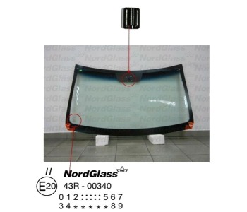 Челно стъкло NordGlass за DACIA LOGAN I (US) пикап от 2008