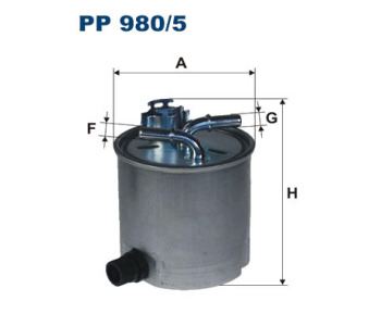 Горивен филтър FILTRON PP 980/5 за DACIA SANDERO I от 2008 до 2012
