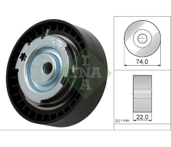 Обтяжна ролка, ангренаж INA 531 0876 10 за DACIA LOGAN I MCV (KS) комби от 2007 до 2013