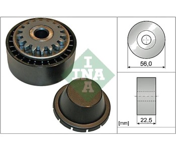 Обтящна ролка, пистов ремък INA 531 0854 10 за RENAULT THALIA/SYMBOL I (LB0/1/2_) от 1998 до 2008