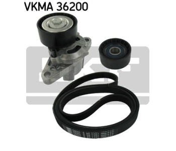 Комплект пистов ремък SKF VKMA 36200 за DACIA LOGAN I (LS) седан от 2004 до 2012