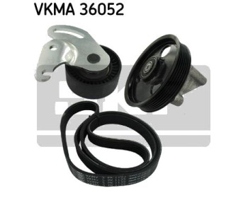 Комплект пистов ремък SKF VKMA 36052 за RENAULT CLIO II (SB0/1/2_) товарен от 1998 до 2005