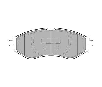 Комплект спирачни накладки DELPHI за CHEVROLET AVEO (T200) хечбек от 2003 до 2008