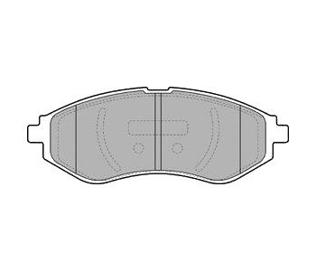 Комплект спирачни накладки DELPHI за CHEVROLET AVEO (T250, T255) седан от 2005