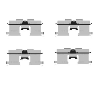 Комплект принадлежности дискови накладки BOSCH за CHEVROLET LACETTI (J200) хечбек от 2003 до 2009