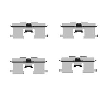 Комплект принадлежности дискови накладки DELPHI за CHEVROLET LACETTI (J200) хечбек от 2003 до 2009