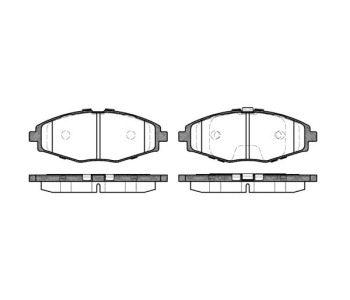 Комплект спирачни накладки ROADHOUSE за CHEVROLET MATIZ (M200, M250) от 2005 до 2009