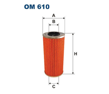 Маслен филтър FILTRON OM 610 за DAEWOO MUSSO (FJ) от 1998 до 2005