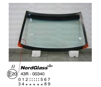 Челно стъкло NordGlass за DAEWOO TICO (KLY3) от 1991 до 2000
