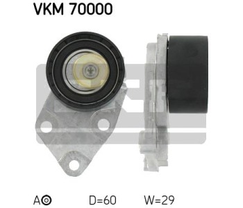 Обтяжна ролка, ангренаж SKF VKM 70000 за CHEVROLET AVEO (T250, T255) седан от 2005