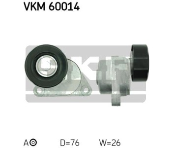 Обтящна ролка, пистов ремък SKF VKM 60014 за CHEVROLET LACETTI (J200) хечбек от 2003 до 2009
