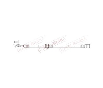 Спирачен маркуч QUICK BRAKE за CHEVROLET LACETTI (J200) хечбек от 2003 до 2009