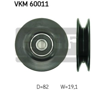 Паразитна/ водеща ролка, канален ремък SKF VKM 60011 за DAEWOO LANOS (KLAT) седан от 1997 до 2004