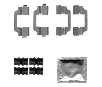 Комплект принадлежности дискови накладки DELPHI за FORD TRANSIT COURIER товарен от 2014