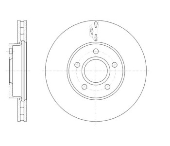 Спирачен диск вентилиран Ø278mm за FORD FOCUS III комби от 2010