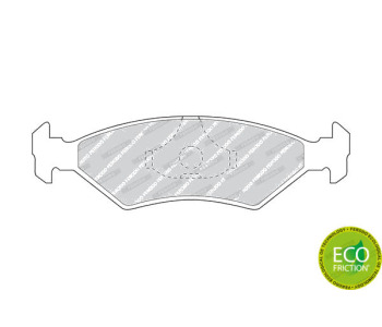 Комплект спирачни накладки FERODO PREMIER за FORD ESCORT IV (AVF) товарен от 1986 до 1990