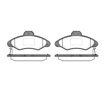 Комплект спирачни накладки ROADHOUSE за FORD ESCORT (AVL) товарен от 1995 до 2001