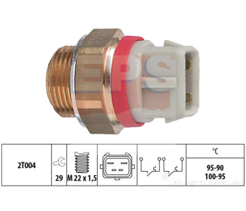 Термошалтер, вентилатор на радиатора EPS 1.850.682 за FORD ESCORT CLASSIC (ANL) комби от 1999 до 2000