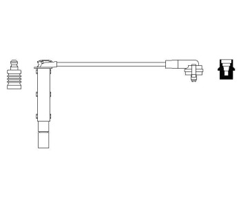 Запалителен кабел BOSCH за FORD ESCORT V (GAL, AVL) комби от 1990 до 1992
