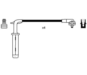 Комплект запалителни кабели NGK за FORD ESCORT V (GAL) от 1990 до 1992