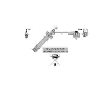 Комплект запалителни кабели STARLINE за FORD ESCORT V (GAL) от 1990 до 1992