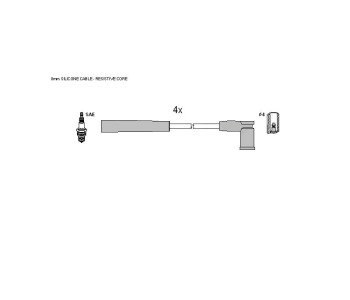 Комплект запалителни кабели STARLINE за FORD ESCORT VII (GAL, AFL) седан от 1995 до 1999