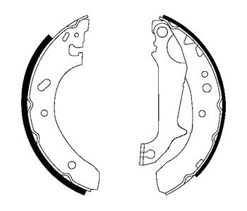 Комплект спирачни челюсти DELPHI за FORD ESCORT VII (GAL, AFL) седан от 1995 до 1999