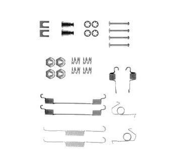 Комплект принадлежности, спирани челюсти DELPHI за FORD FIESTA II (FBD) от 1983 до 1989
